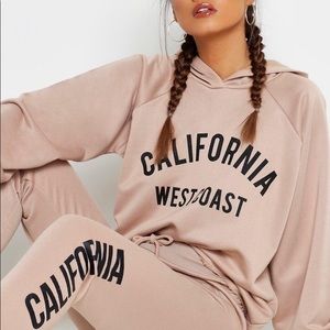 FIT CALIFORNIA TRACKSUIT TAN